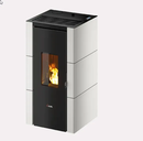 Poêle à granulés POELE CRISTAL 7 UP - Acier Blanc - 7 kW